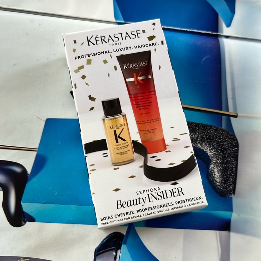 Kerastase 8H Night Serum & Hair Oil Sephora Beauty Insider Birthday Gift New